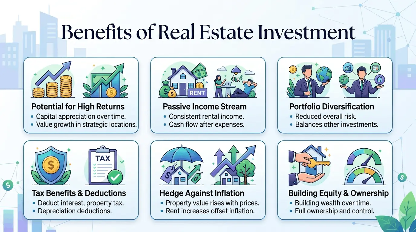Top 10 Benefits of Real Estate Investment